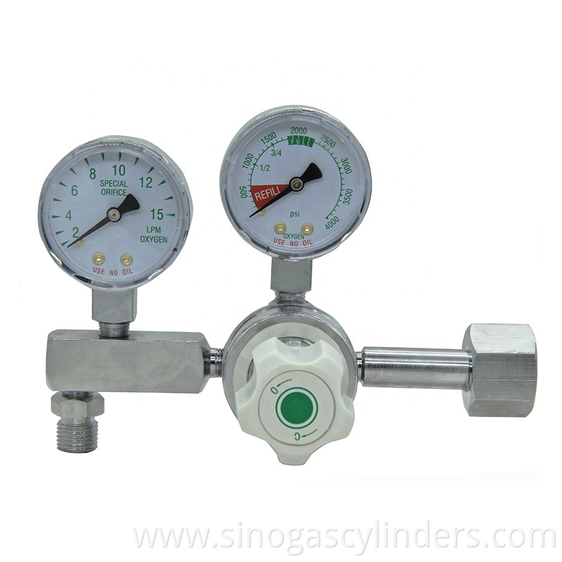  Double Gauge Type Oxygen Regulator